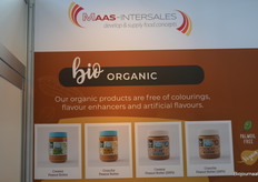 Maas-Intersales heeft deze biologische notenpastalijn, geheel palmolievrij. "De vraag naar deze producten is zeker groeiende, maar het is nog een relatief kleine lijn." 